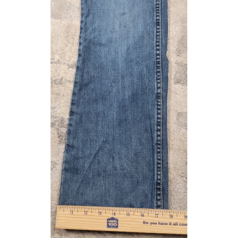 Wrangler Retro Slim Bootcut Men's Denim Jeans Blue Casual Workwear Size 29x32 - Picture 2 of 10